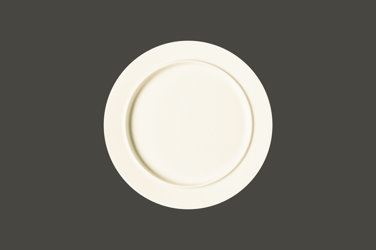 NOFP28 Тарелка круглая с внутренним бортом d=28 см., плоская, фарфор, Nordic, RAK Porcelain, ОАЭ