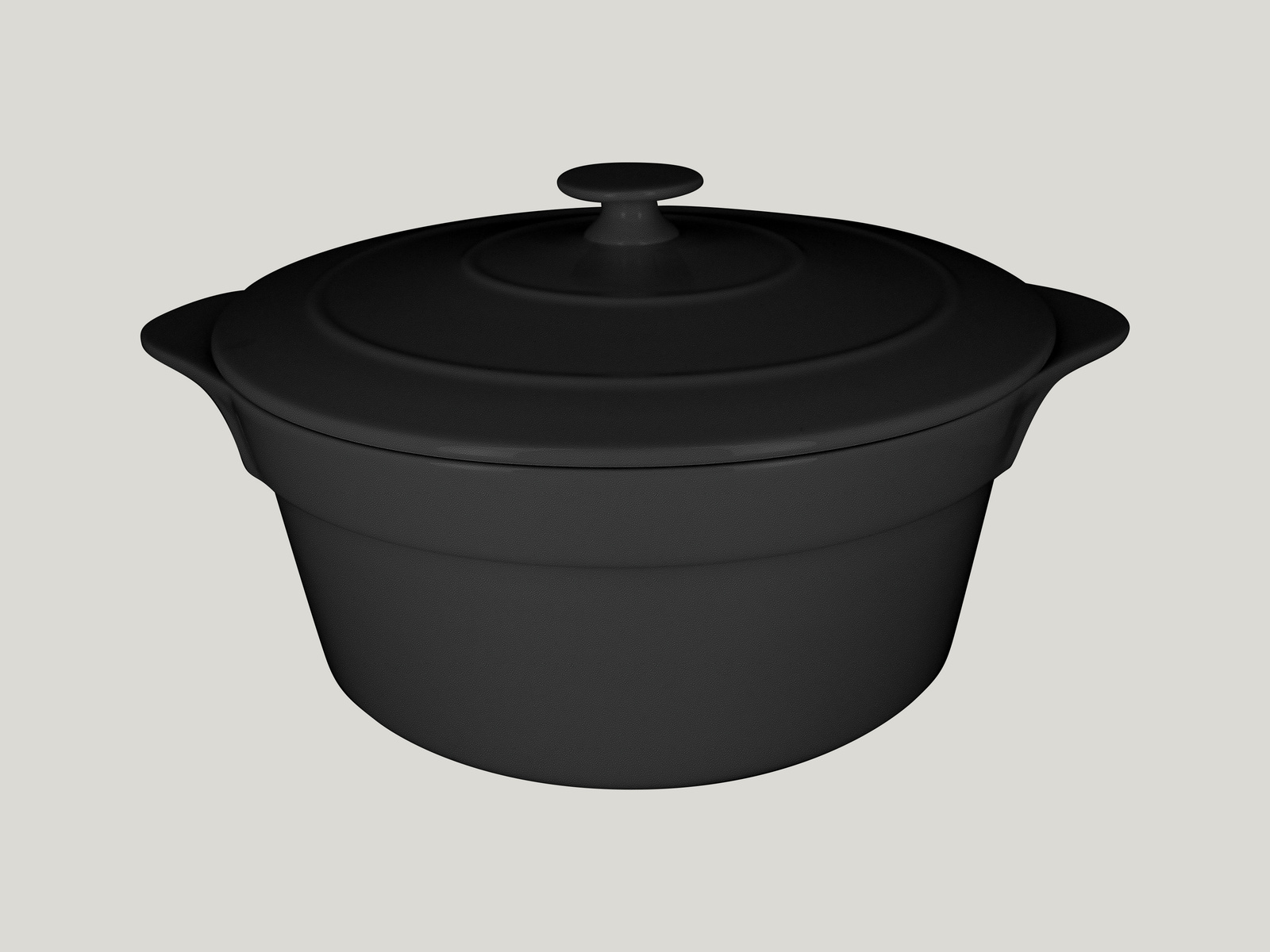 CFRD09BK Емкость для запекания, d=8.5 h=4см., 0.11л., фарфор,цвет черный, RAK Porcelain, ОАЭ