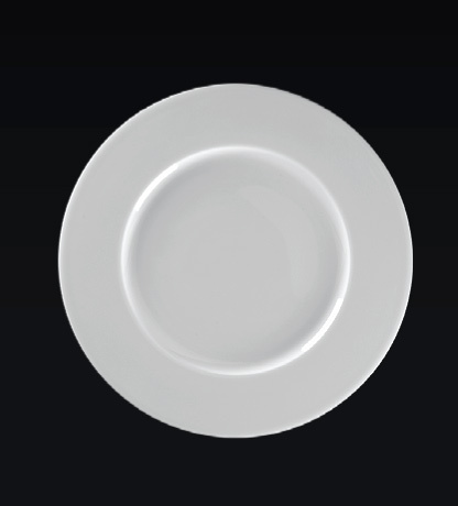BCFRFP25 Тарелка с бортом круглая d=25 см., плоская, фарфор, Fedra, RAK Porcelain, ОАЭ