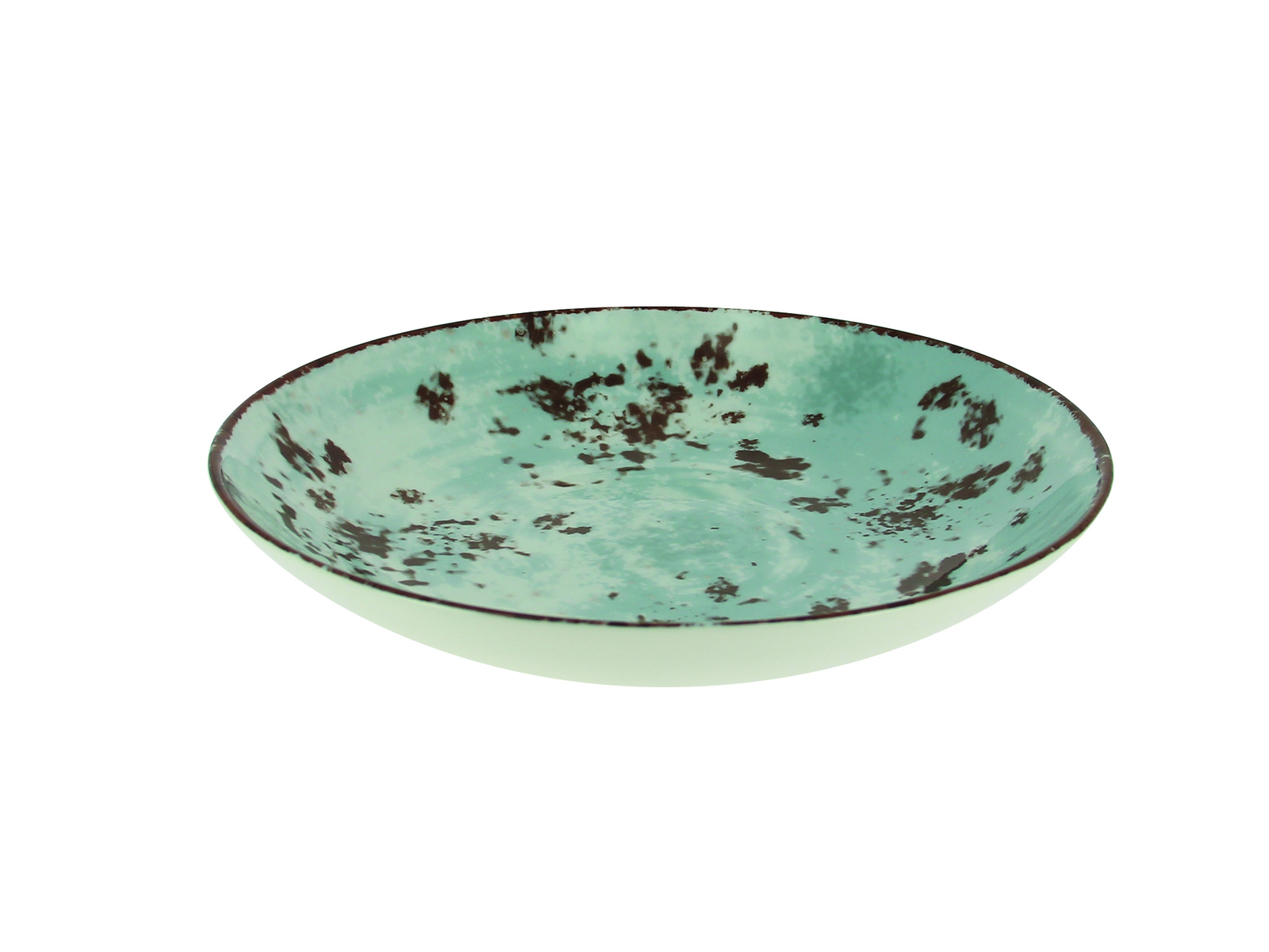 BUBC26PBL Тарелка "Coupe" круглая d=26 см., глубокая, фарфор, Peppery, RAK Porcelain, ОАЭ