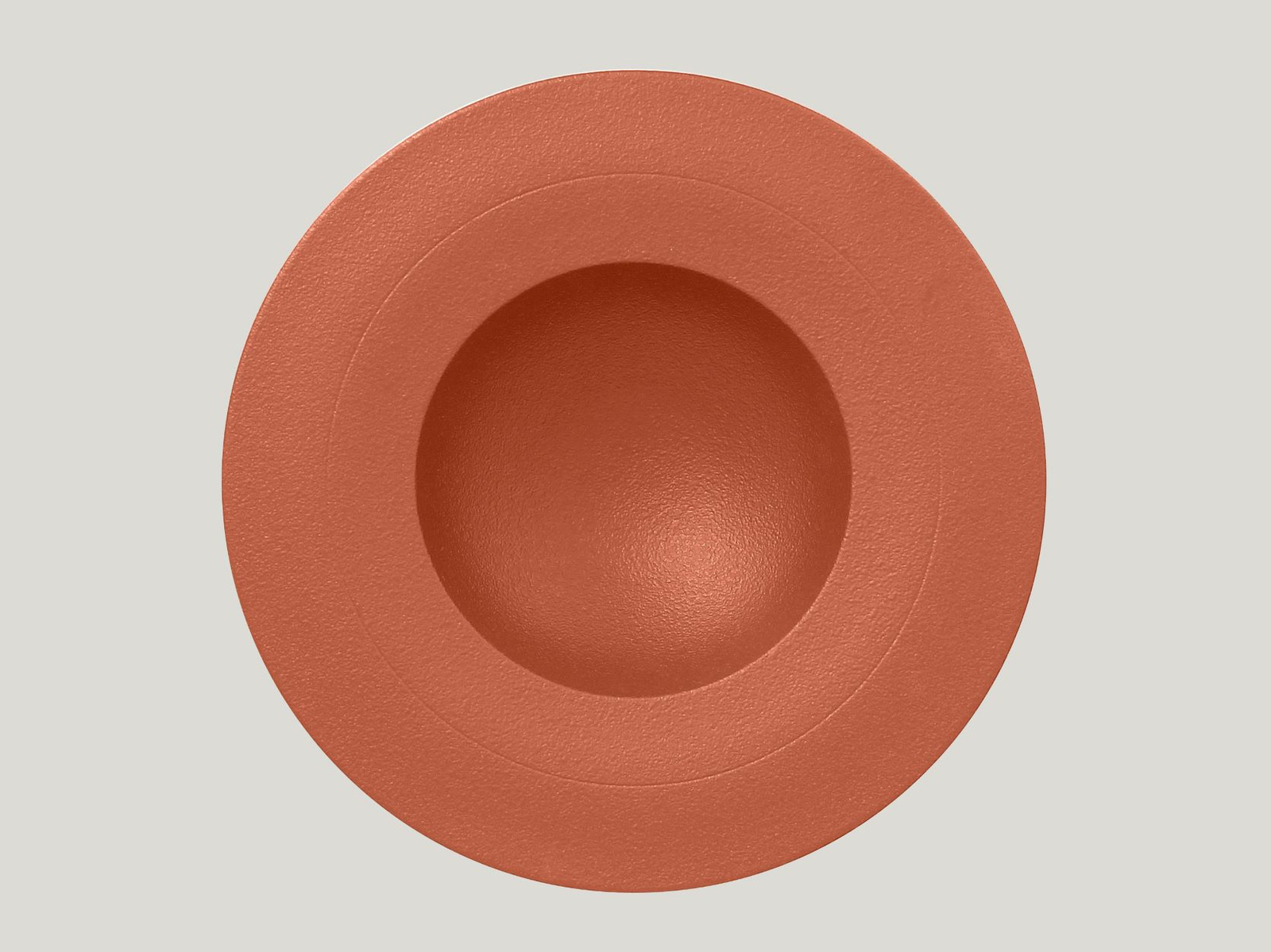 NFGDDP23BW Тарелка круглая  d=23 см., 220мл, глубокая, фарфор, NeoFusion Terra(коричневый), RAK Porc
