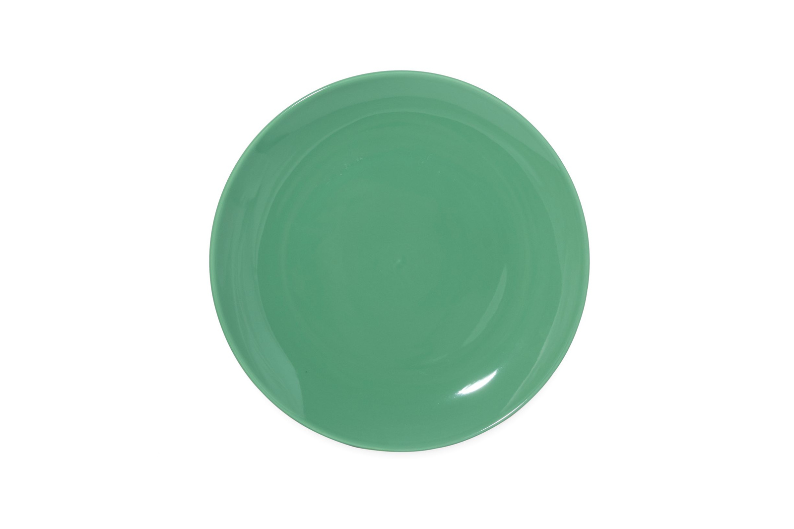 CS0025Green Тарелка круглая "Coupe"  d=27 см., , фарфор,цвет зеленый, Lantana, SandStone, Китай