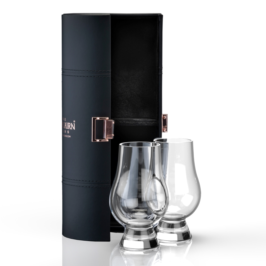GGSet3 Стакан "Glencairn" (190мл)19 cl., в кожаном премиум тубусе,стекло (в уп. 2шт)