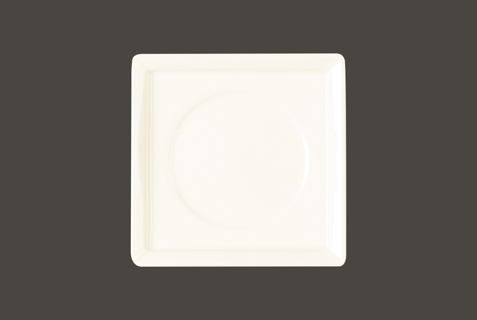 OPSA14 Блюдце квадратное  14x14 см., для чашки FDCU30, фарфор, Minimax, RAK Porcelain, ОАЭ