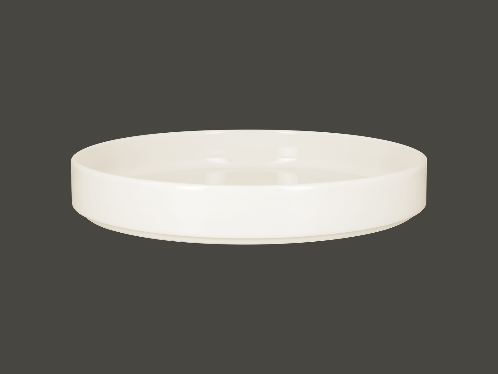 NODP27 Тарелка круглая глубокая d=27 h=4 см., 1.4л, фарфор, Nordic, RAK Porcelain, ОАЭ