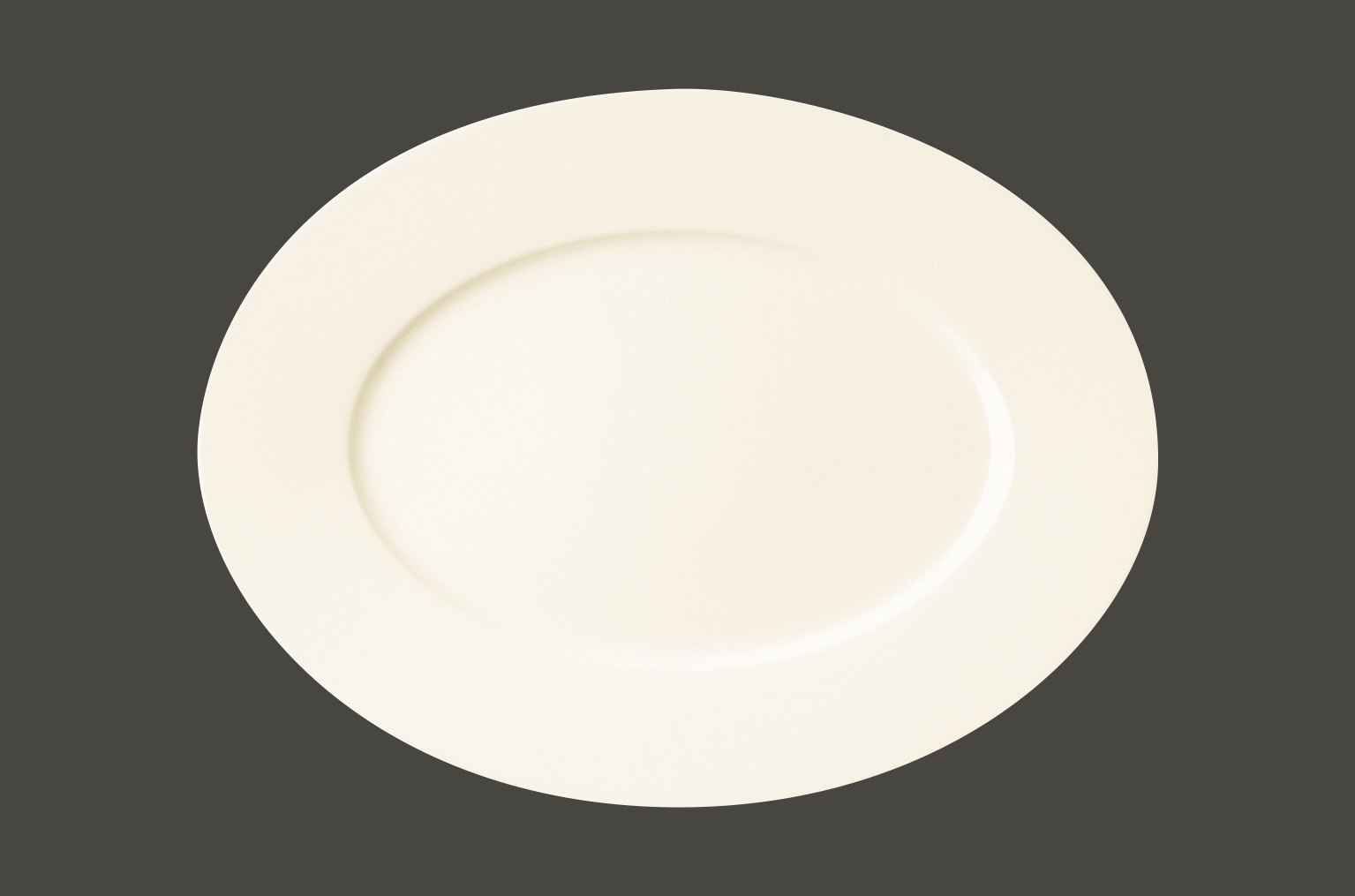 FDOP22 Тарелка овальная  22х17 см., плоская, фарфор, Fine Dine, RAK Porcelain, ОАЭ