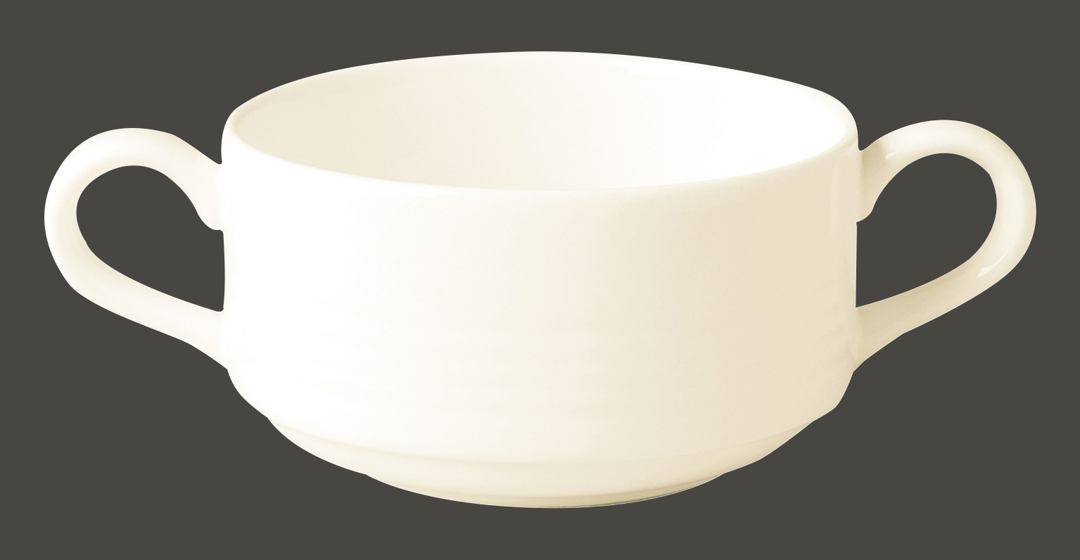 BACS30D7 Бульонница круглая  (300мл)30 cl., фарфор, Rondo, RAK Porcelain, ОАЭ