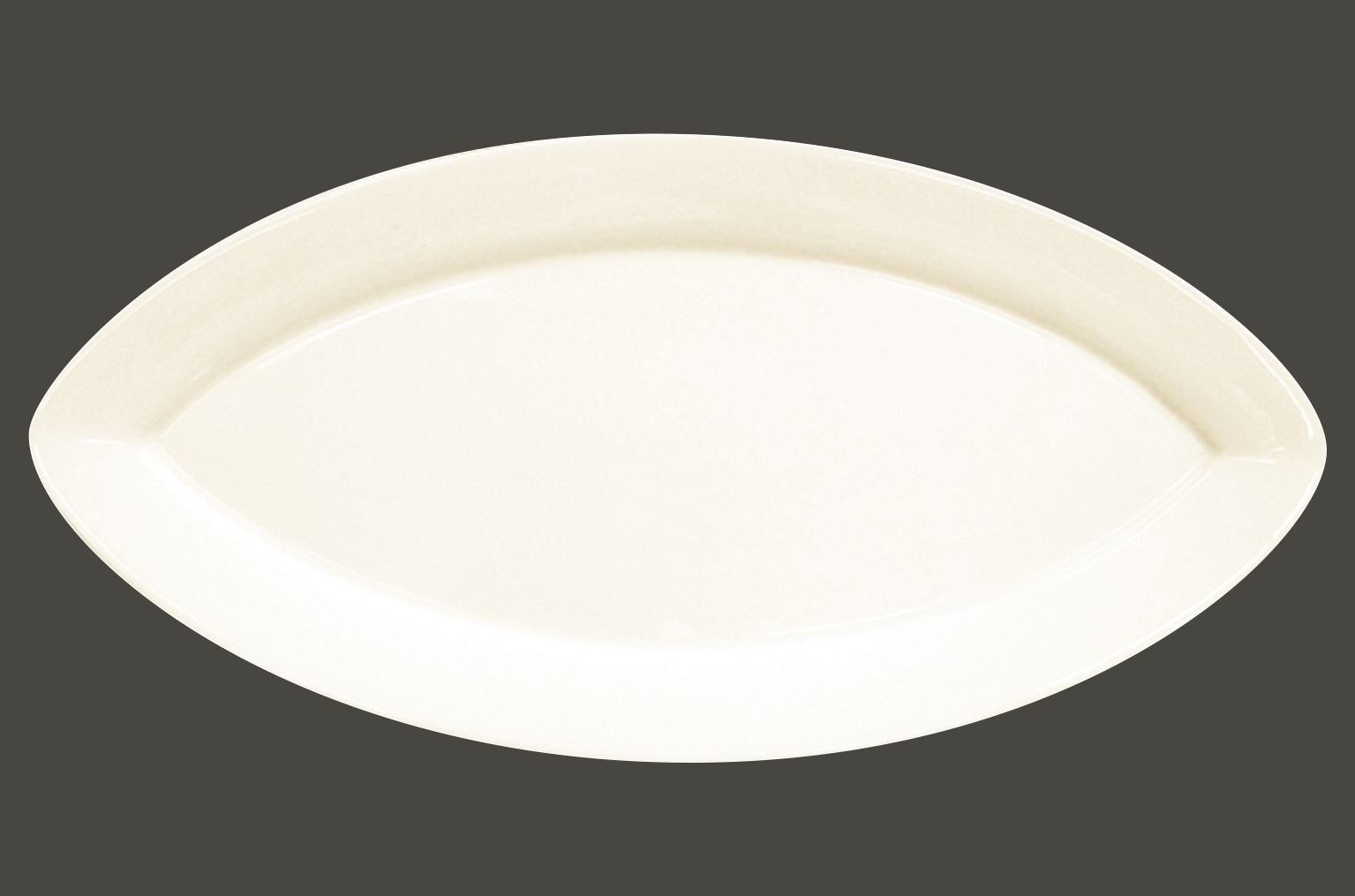 FDOP40 Тарелка овальная  40х19 см., плоская, фарфор, Fine Dine, RAK Porcelain, ОАЭ