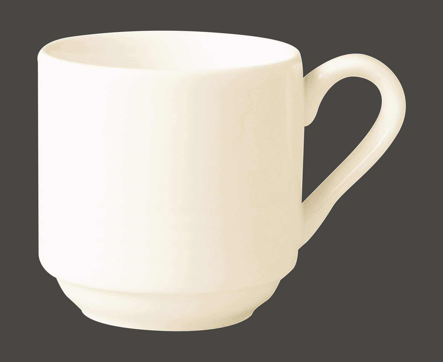 BACU09D7 Чашка круглая штабелируемая (90мл)9 cl., фарфор, Rondo, RAK Porcelain, ОАЭ