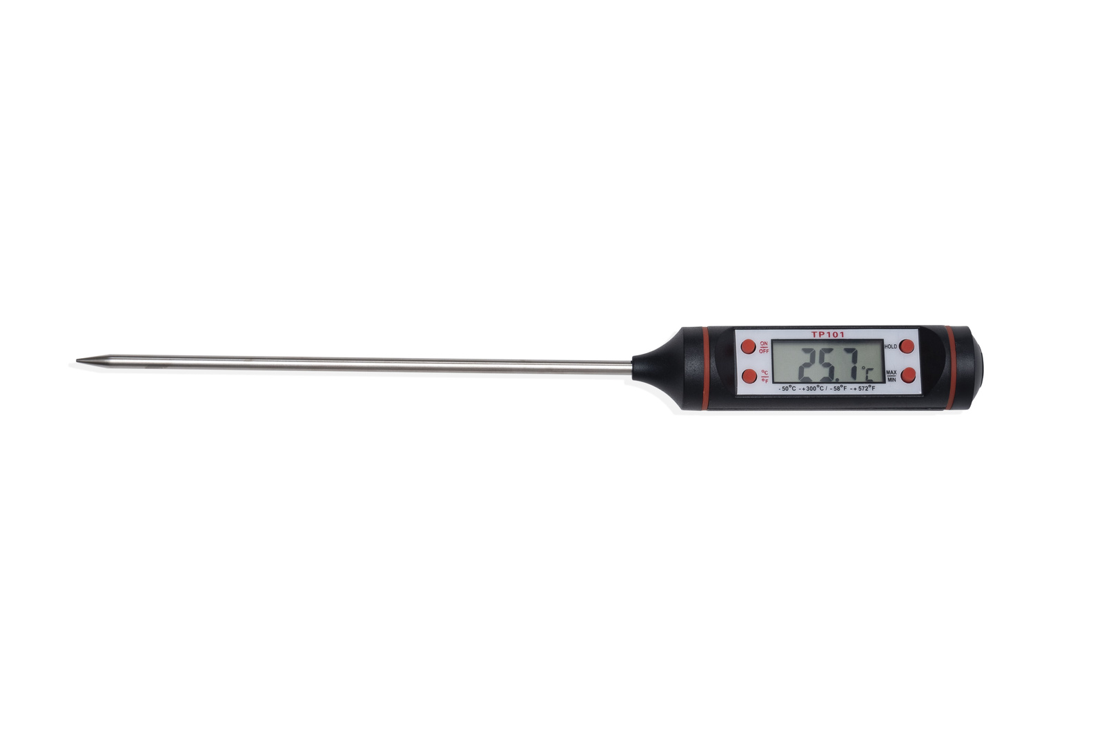 FTMP-B Термометр для продуктов электронный, -50°С+300°С, длина 22.5см., нерж.сталь,пластик