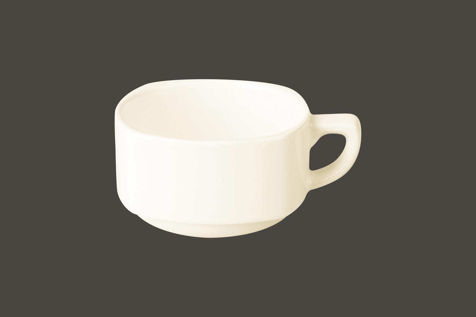 SKCU23 Чашка квадратная штабелируемая (230мл)23 cl., фарфор, Ska, RAK Porcelain, ОАЭ
