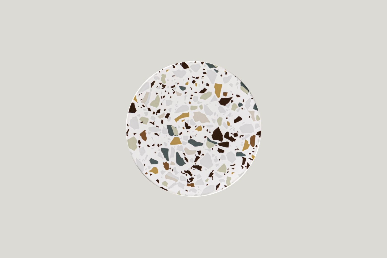 KELUFP19 Тарелка круглая  d=19 см., плоская, фарфор, Kerrazzo, RAK Porcelain, ОАЭ