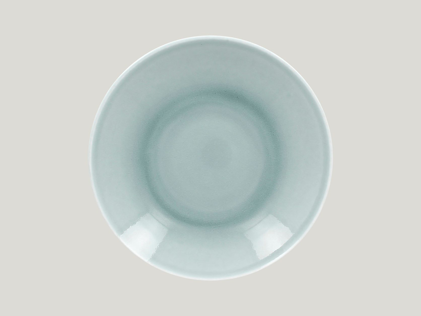 VNBUBC26BL Тарелка круглая "Coupe"  d=26 см., глубокая (1.2л)120cl, фарфор,цвет голубой, Vintage, RA