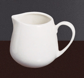 CS0986 Молочник с ручкой (100мл)10cl., фарфор,молочно-белый, SandStone, SandStone, Китай