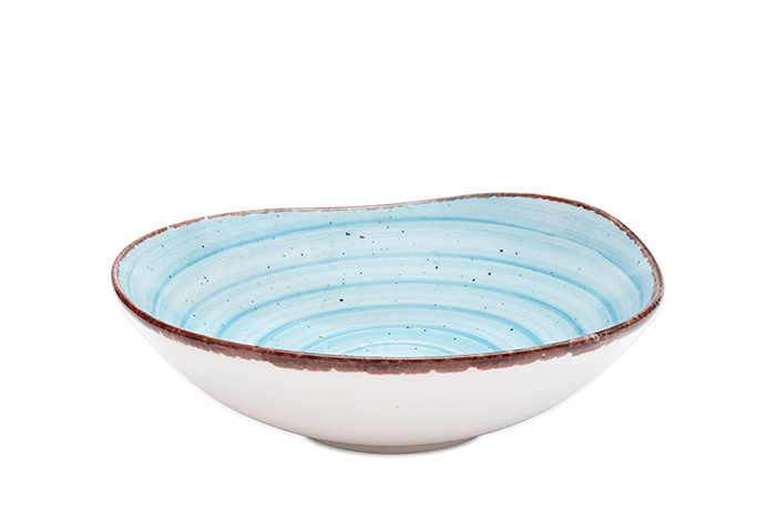 GBSRD15KK50TM Салатник ассиметричный d=15см., (300мл)30 cl., фарфор, цвет голубой, Avanos,Turquoise