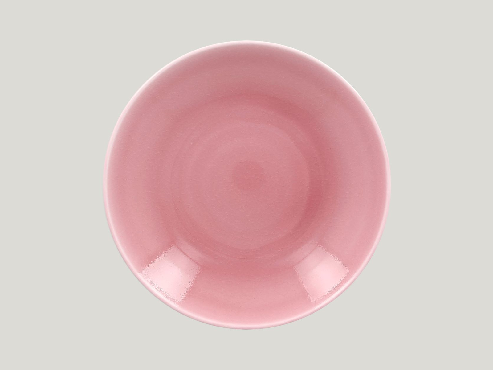 VNBUBC26PK Тарелка круглая "Coupe"  d=26 см., глубокая (1.2л)120cl, фарфор,цвет розовый, Vintage, RA