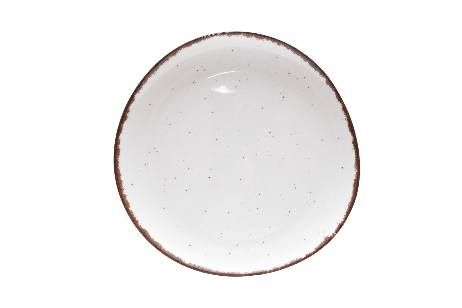 GBSRD25DU58KH Тарелка ассиметричная  d=25 см., плоская, фарфор, Avanos,Side