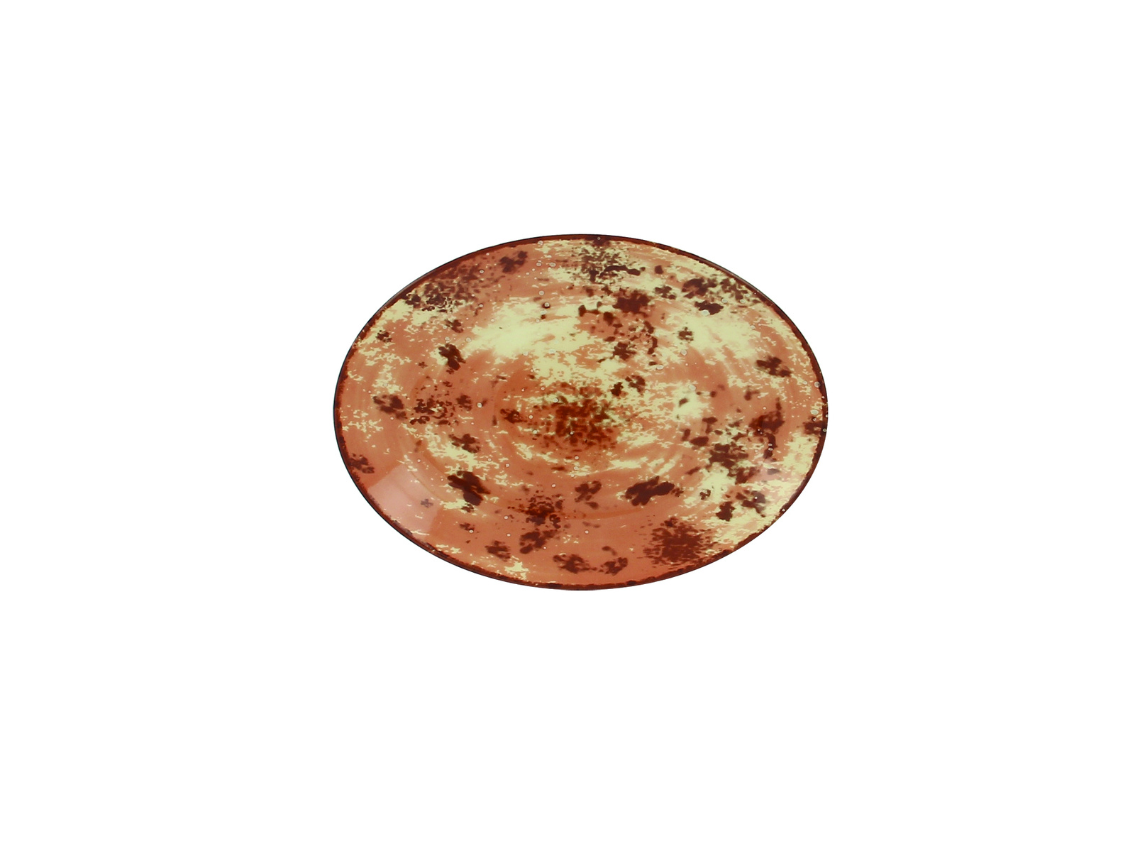 NNOP21PBR Тарелка овальная 21х15 см., плоская, фарфор, Peppery, RAK Porcelain, ОАЭ