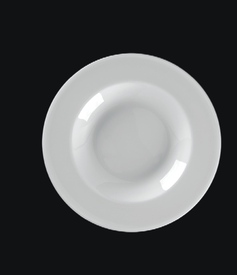 BCBVDP28 Тарелка круглая с бортом d=28 h=3.5 см., 383мл, фарфор, Bravura, RAK Porcelain, ОАЭ