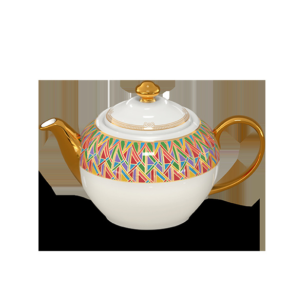 BCFRTP45BD04 Чайник фарфоровый (450мл)45cl., костяной фарфор, Futura, RAK Porcelain, ОАЭ