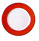 BAFP30D56 Тарелка круглая, борт-красный d=30 см., плоская, фарфор, Bahamas 2, RAK Porcelain, ОАЭ