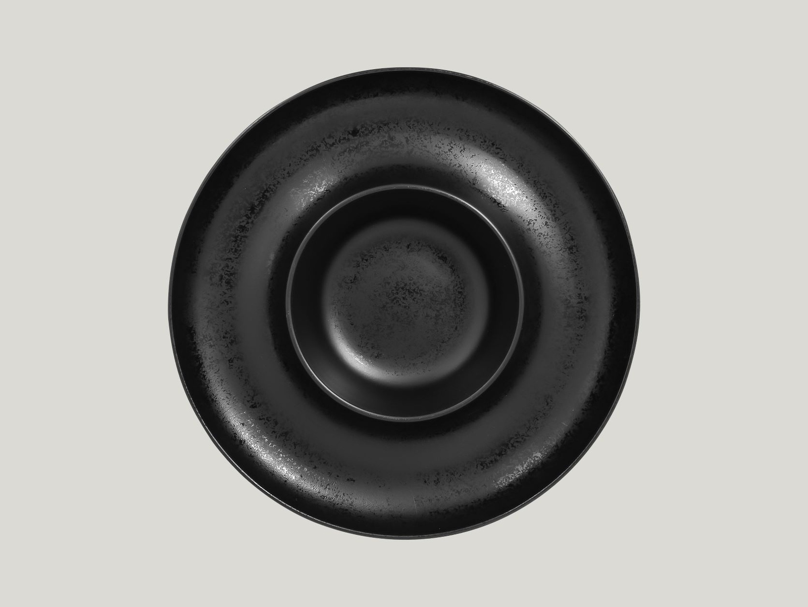 KRARRP25 Тарелка круглая  340мл d=25 см., с углублением в центре, фарфор, Ashore, RAK Porcelain, ОАЭ