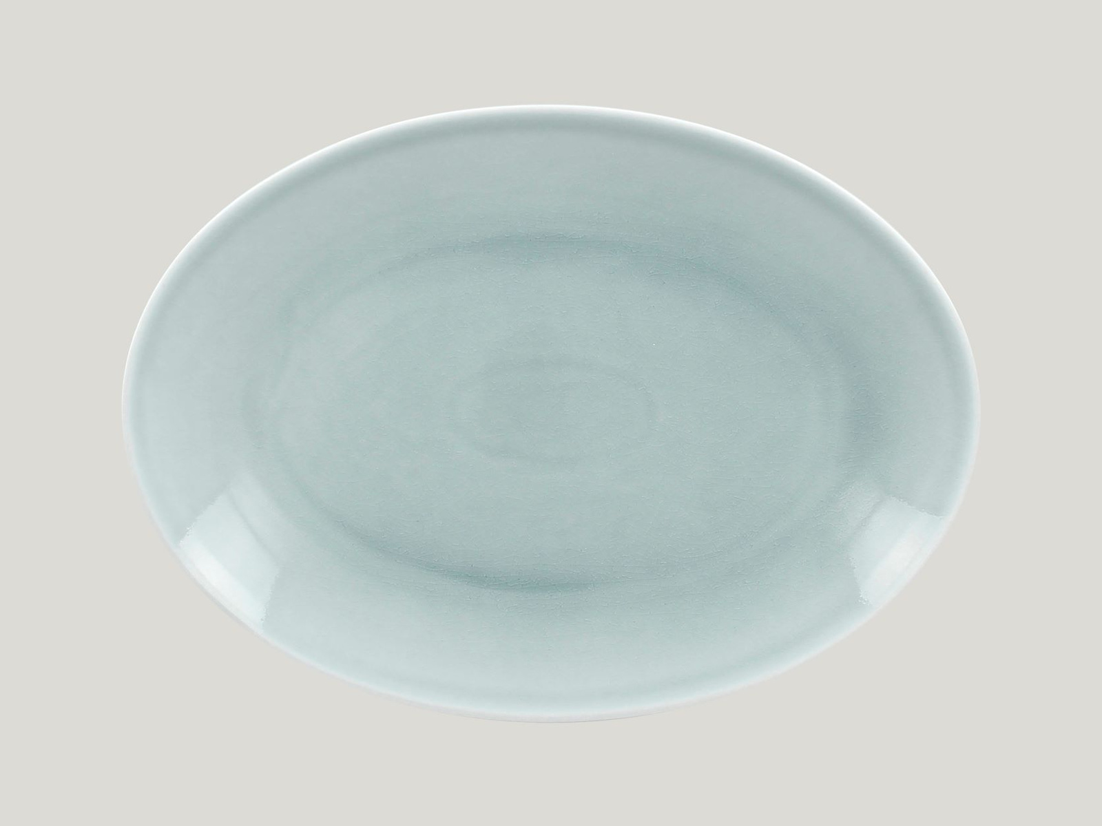 VNNNOP36BL Тарелка овальная  36х27 см., плоская, фарфор,цвет голубой, Vintage, RAK Porcelain, ОАЭ