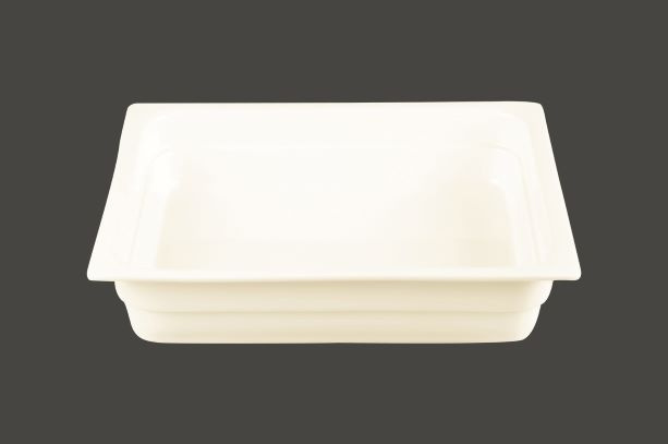 CS4645 Гастроемкость прямоуг.GN2/3-65мм., фарфор,молочно-белый, SandStone, Китай