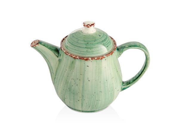 GBSEO02DM50YS Чайник фарфоровый (675мл)67.5cl., фарфор, цвет зелёный, Avanos,Green