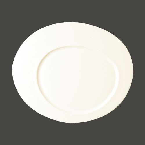SPEG19 Тарелка овальная "Cayenne small" 19х16 см., плоская, фарфор, AllSpice, RAK Porcelain, ОАЭ