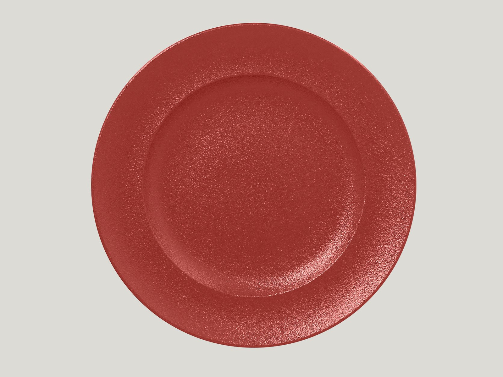 NFCLFP33DR Тарелка круглая  d=33 см., плоская, фарфор, NeoFusion Magma(красный), RAK Porcelain, ОАЭ