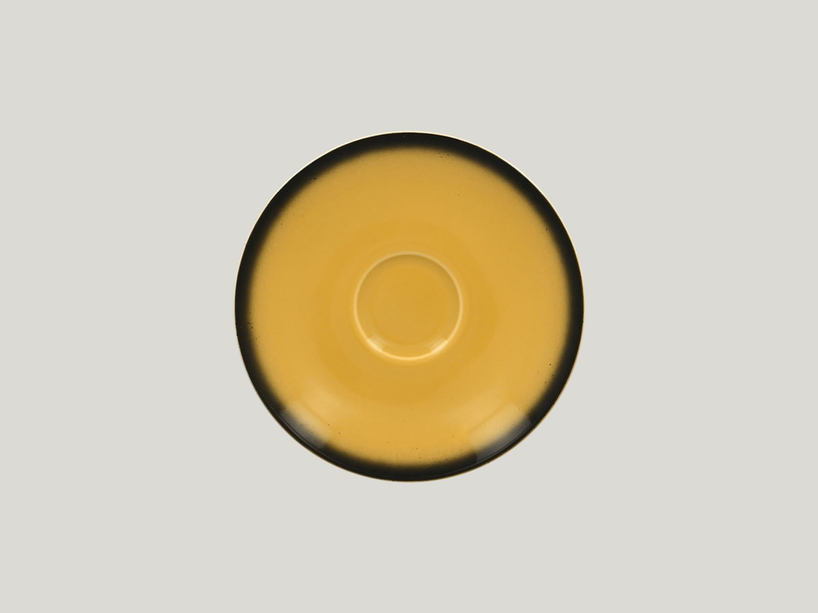 LECLSA17NY Блюдце круглое  d=17  см., для арт.CLCU28, фарфор,цвет желтый, Lea, RAK Porcelain, ОАЭ