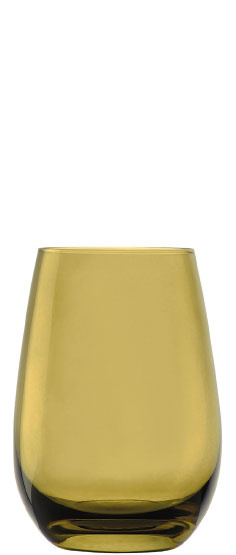 3520012EL014 Стакан низкий d=85 h=120мм (465мл)46.5 cl., стекло,цвет "Olive", Elements, Stolzle,Герм