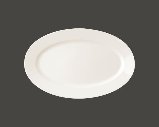 CS0048 Тарелка овальная  21x15 см., фарфор,молочно-белый, Ivory, SandStone, Китай