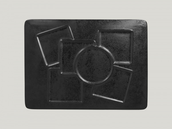 KRCRRP6Z Тарелка прямоугольная  37x27.5 см., 6 зон, фарфор, Create, RAK Porcelain, ОАЭ