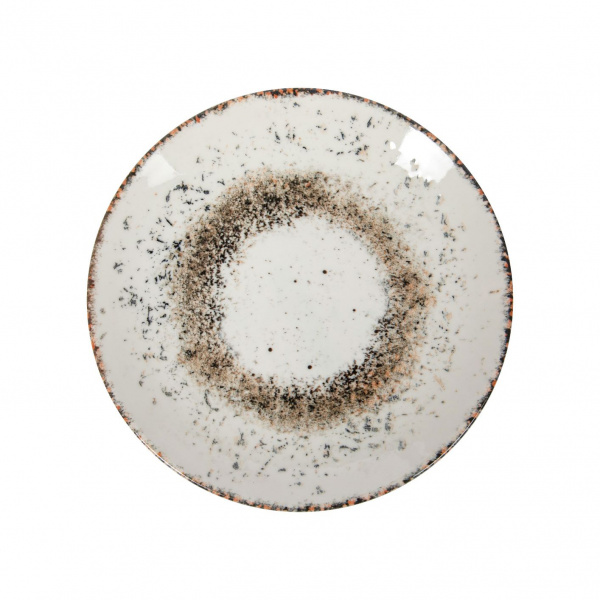 GBSEO23DUR1515 Тарелка круглая  d=23 см., плоская, фарфор,цвет бежевый, Crumbs R1515