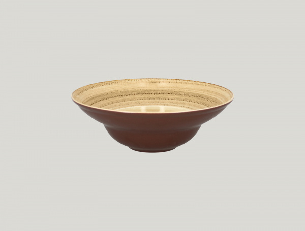TWCLXD26BE Тарелка "Gourmet"круглая d=26 см., глубокая, фарфор, TWIRL, RAK Porcelain, ОАЭ