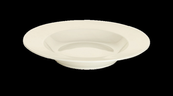 GBSD127CK00 Тарелка круглая  d=27 см., для пасты, фарфор молочно-белый , Delta