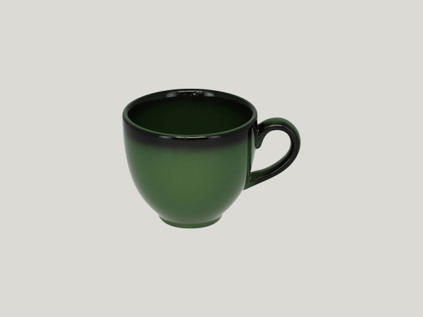 LECLCU23DG Чашка круглая  (230мл)23 cl., фарфор,цвет зеленый, Lea, RAK Porcelain, ОАЭ