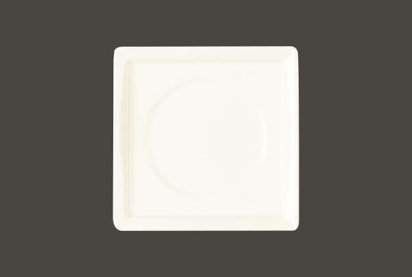 OPSA14 Блюдце квадратное  14x14 см., для чашки FDCU30, фарфор, Minimax, RAK Porcelain, ОАЭ