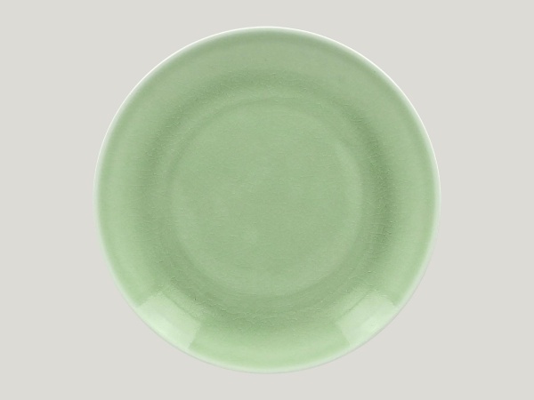 VNNNPR27GR Тарелка круглая  d=27 см., плоская, фарфор,цвет зеленый, Vintage, RAK Porcelain, ОАЭ