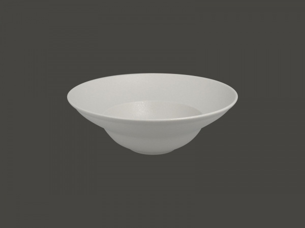 NFCLXD23WH Тарелка круглая  d=23 см., 320мл, глубокая, фарфор, NeoFusion Sand(белый), RAK Porcelain,