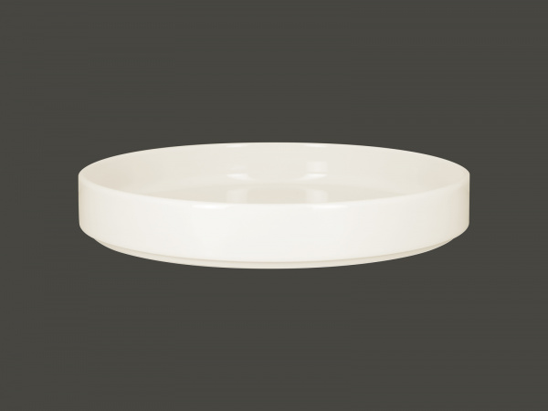 NODP27 Тарелка круглая глубокая d=27 h=4 см., 1.4л, фарфор, Nordic, RAK Porcelain, ОАЭ
