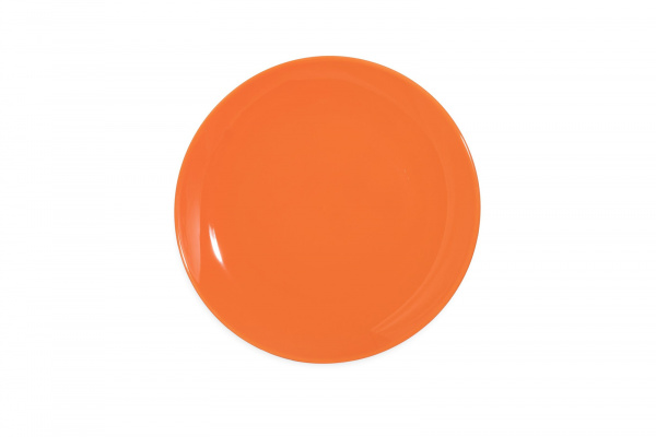 CS0025Orange Тарелка круглая "Coupe"  d=27 см., , фарфор,цвет оранжевый, Lantana, SandStone, Китай