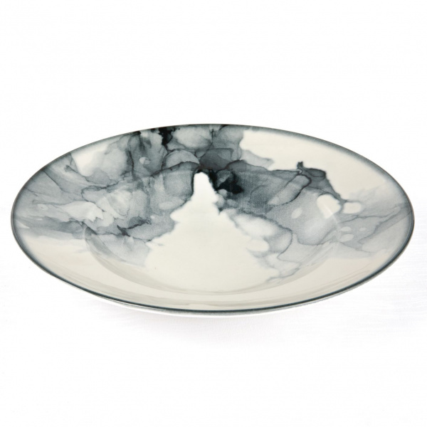 GBSBAS26CKR360 Тарелка круглая глубокая d=26 см., "Gourmet", фарфор цвет мрамор, Marble R360