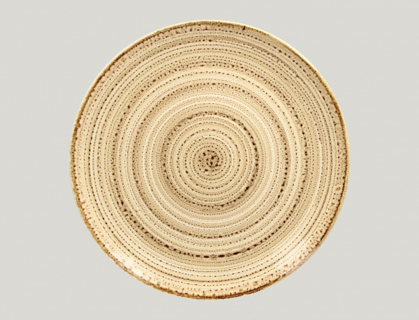 TWNNPR29BE Тарелка круглая d=29  см., без борта, фарфор, TWIRL, RAK Porcelain, ОАЭ