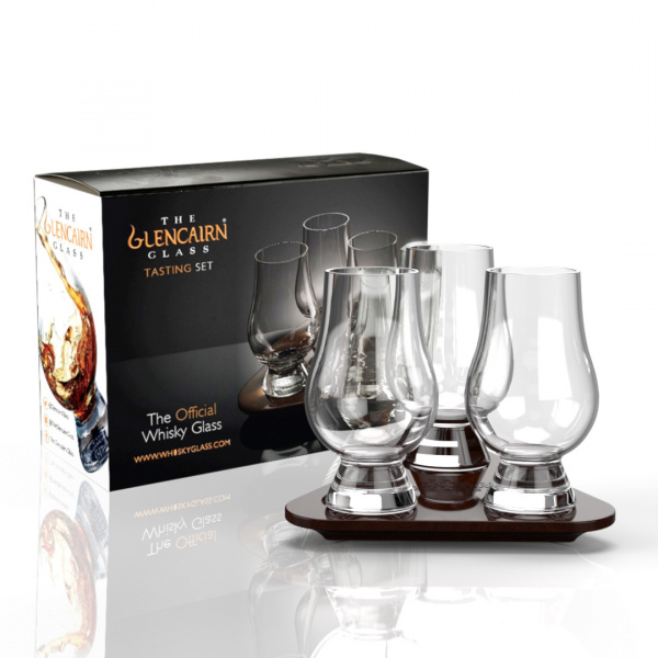 GGSet11  Стакан "Glencairn" для дегустации (190мл)19 cl., стекло (в уп. 3шт) на подносе