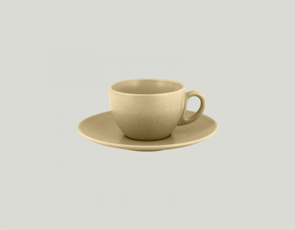 GNCLSA13AL Блюдце круглое d=13 см.,  для чашки арт.GN116C08AL, фарфор, Genesis Mat, RAK Porcelain