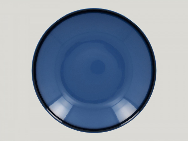 LEBUBC26BL Тарелка круглая "Coupe"  d=26 см., 1.2л, глубокая, фарфор,цвет синий, Lea, RAK Porcelain,