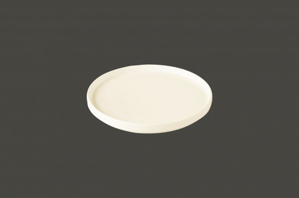 NOLD23 Тарелка круглая борт вертикальный d=23 см., плоская, фарфор, Nordic, RAK Porcelain, ОАЭ